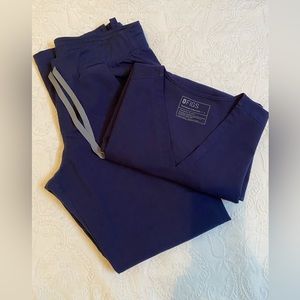 Navy Blue Figs Scrubs